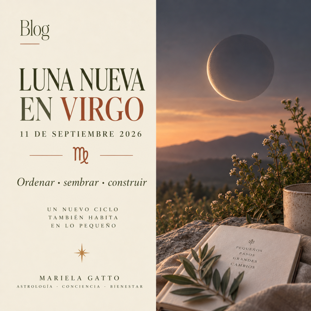 Luna Nueva en Virgo septiembre 2026 - Mariela Gatto